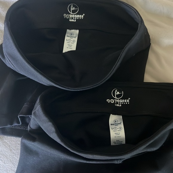 Two pairs Black dance / tumble shorts - Picture 2 of 8